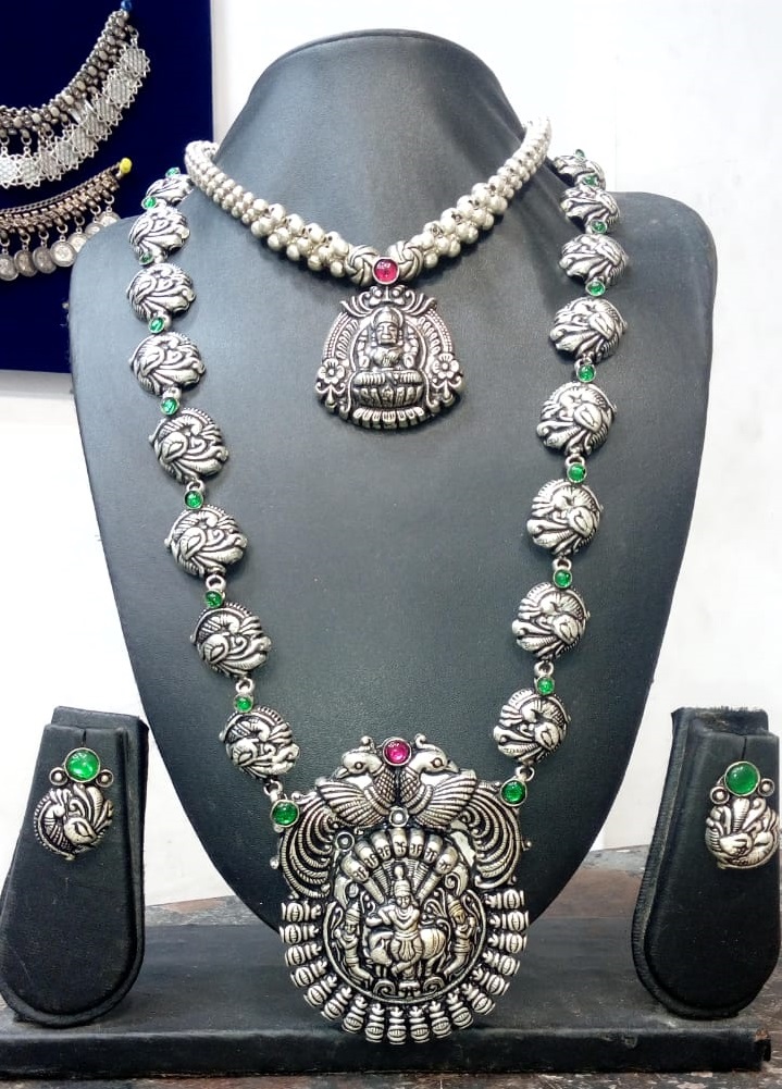 Oxidised Temple Necklace Oxidised Jewelry Manufacturers, Suppliers & Wholesalers
