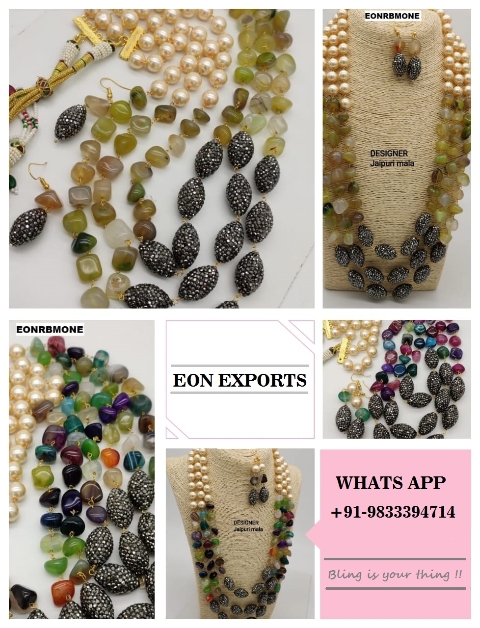 Designer Jaipuri Mala Sets 