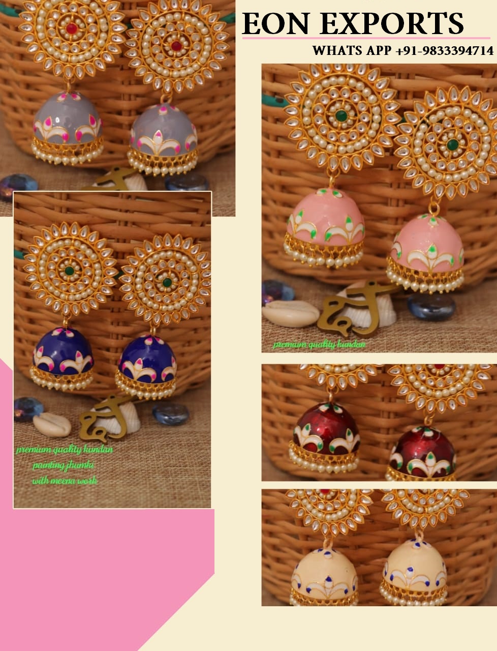 Enamel Earrings Manufacturers & Suppliers From Mumbai