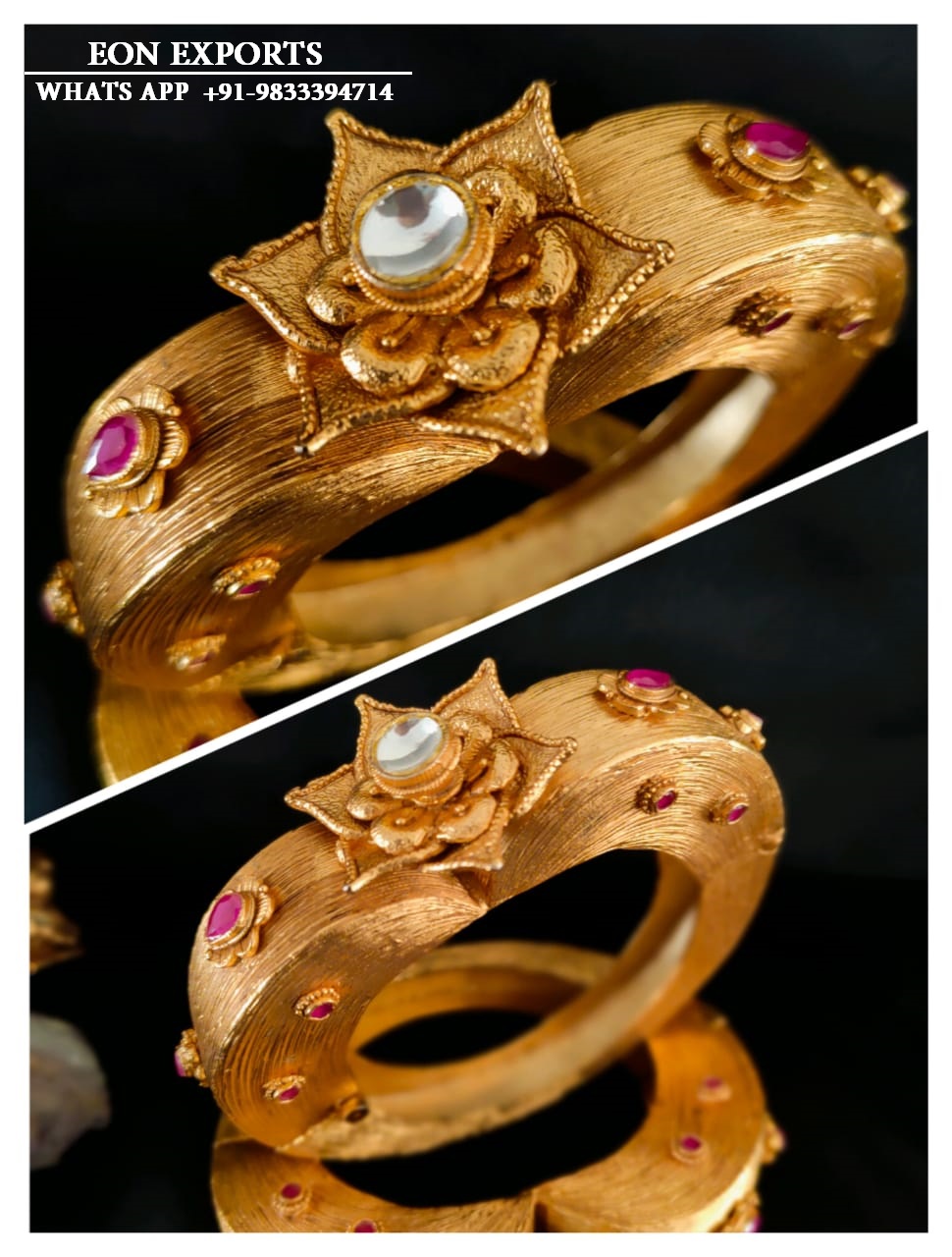 Mate Gold Wedding Bangles Manufacturers Suppliers in Delhi