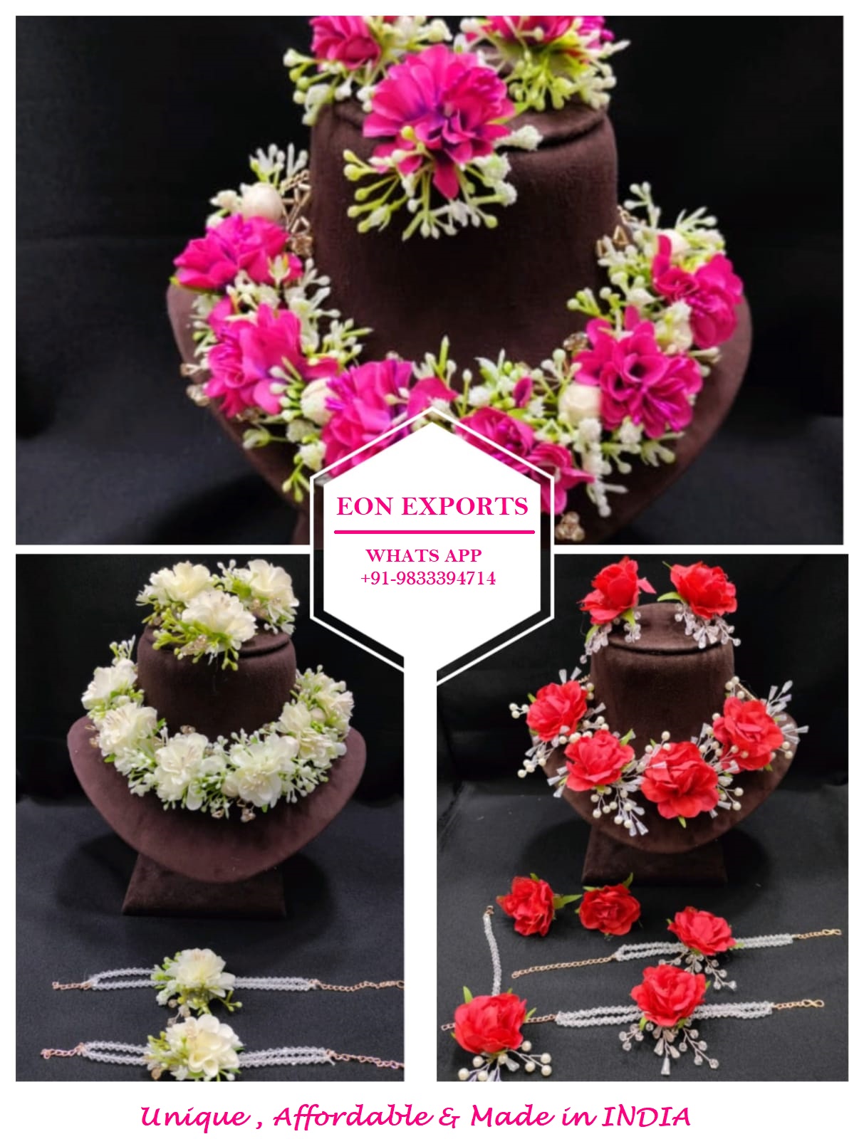 Artificial Flower Jewellery Supplier Delhi