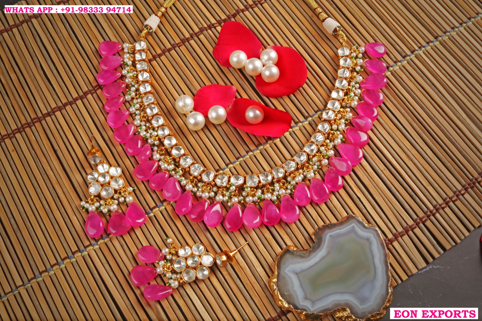 Pachi Kundan Necklace Set Manufacturers Kolkata
