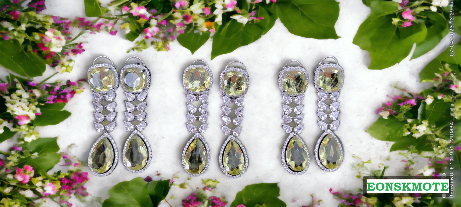 American Diamond Earrings 56363 – Vijay & Sons