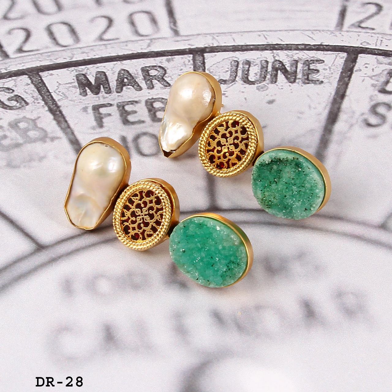 Details more than 70 precious stone earrings latest - esthdonghoadian
