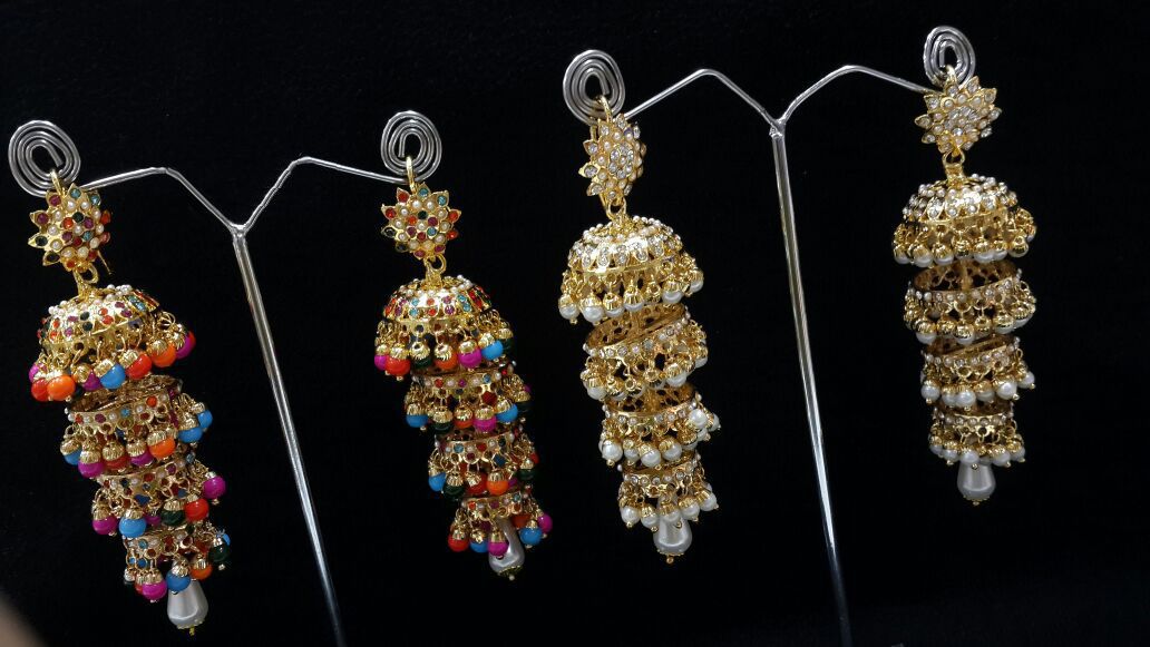 PUNJABI JADAU JHUMKIS
