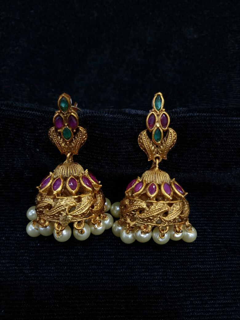 ETHNIC KEMP JHUMKAS