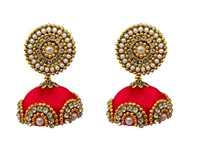 DESIGNER THREAD JHUMKAS