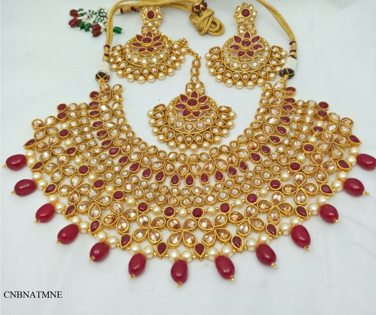 PARTYWEAR POLKI NECKLACE