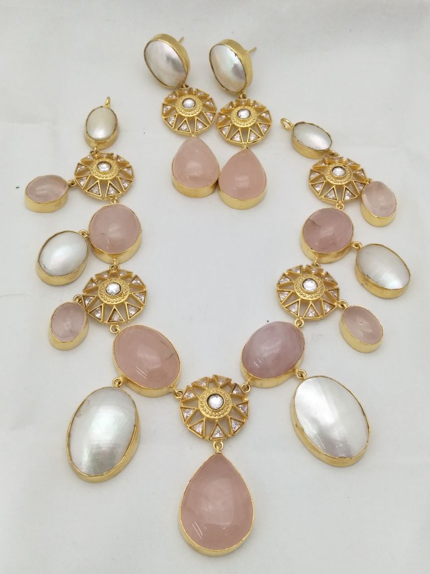 SEMI PRECIOUS DESIGNER NECKLACE