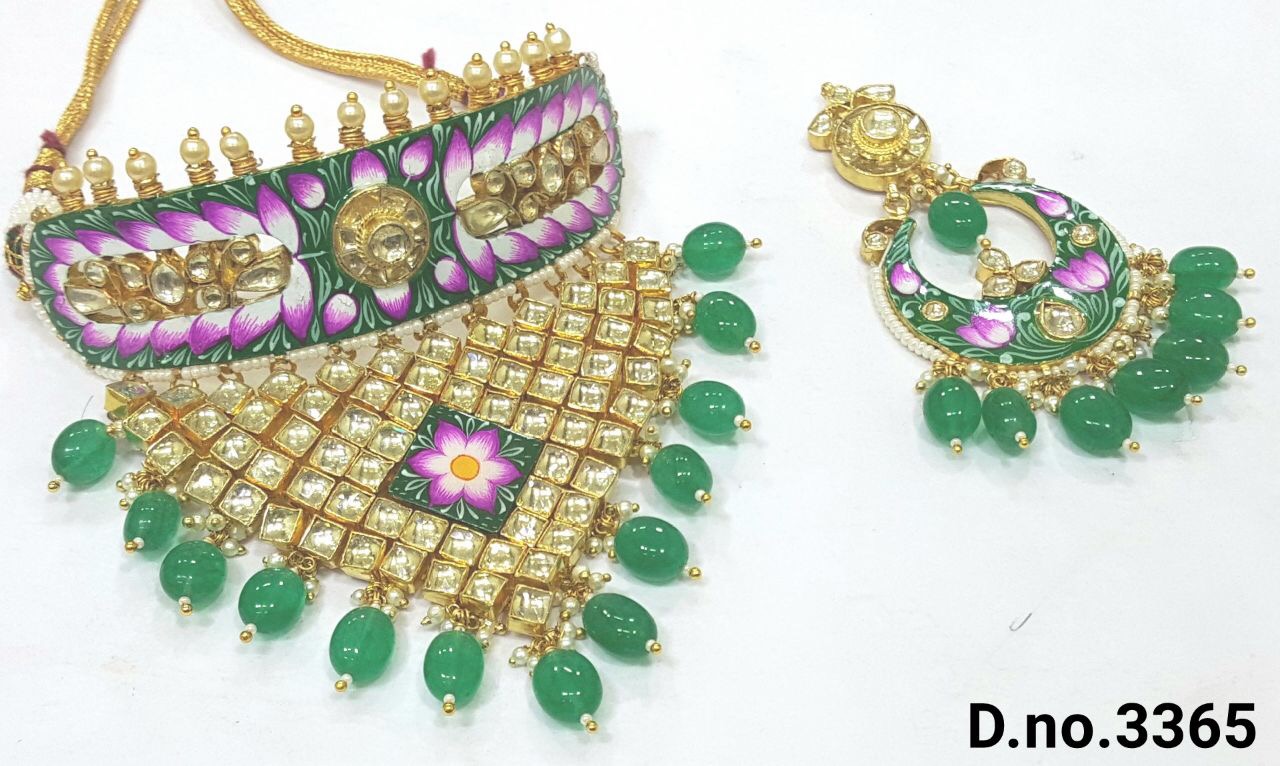MEENAKARI CHOKER NECKLACE SET