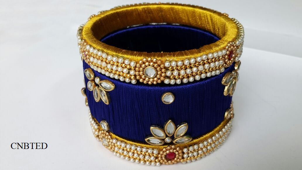 KUNDAN THREAD BANGLES