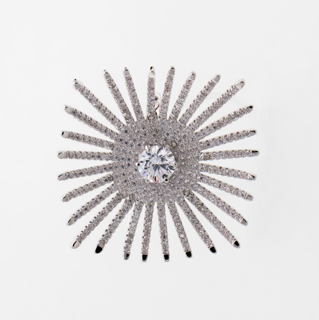 CZ DESIGNER FINGER RING