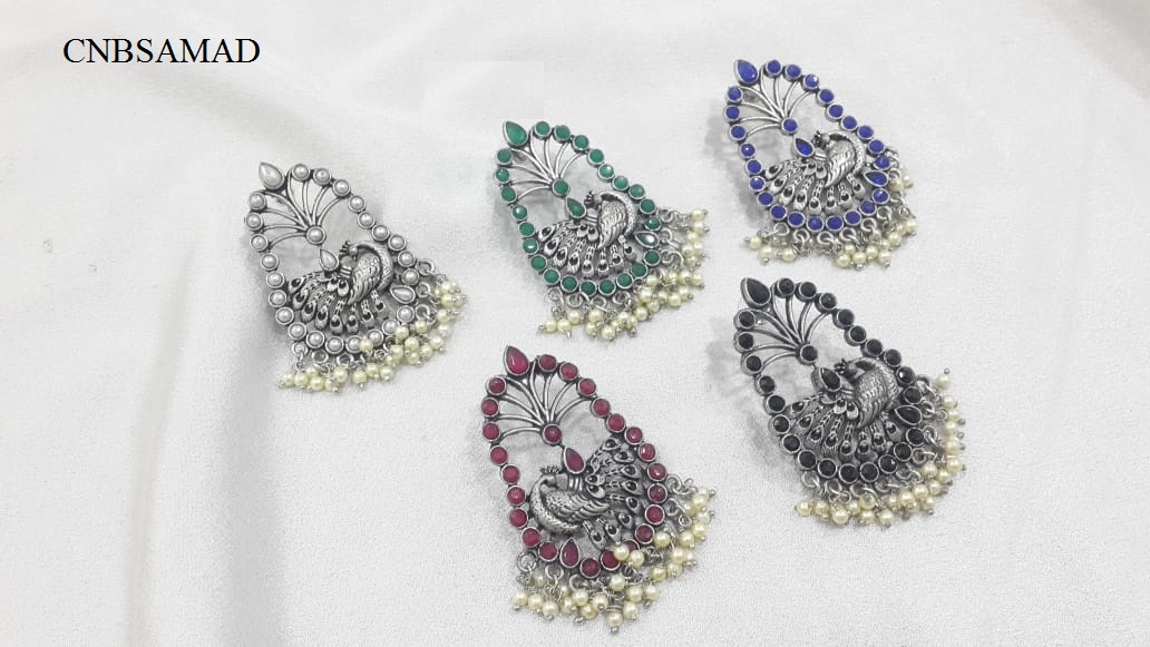 STONE STUDDED EARRINGS