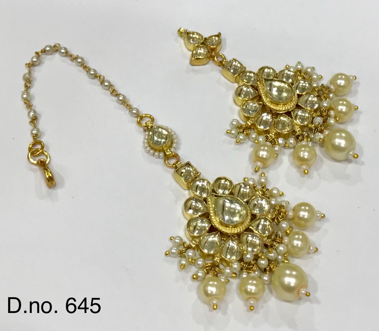 DESIGNER EARRINGS & MANG TIKKA