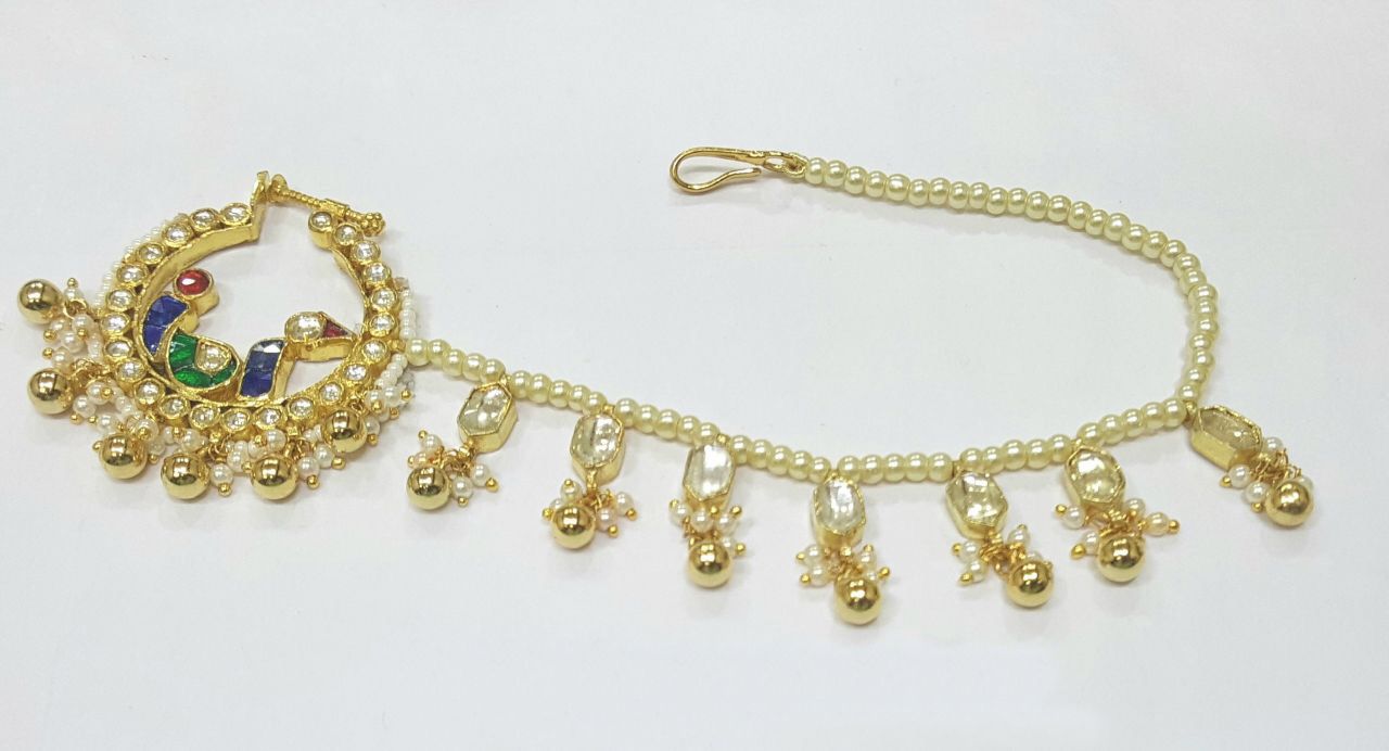 MEENAKARI NOSE RING