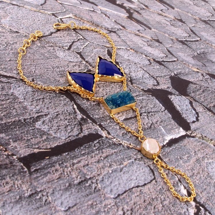 DRUZY STONE FANCY HAND HARNESS