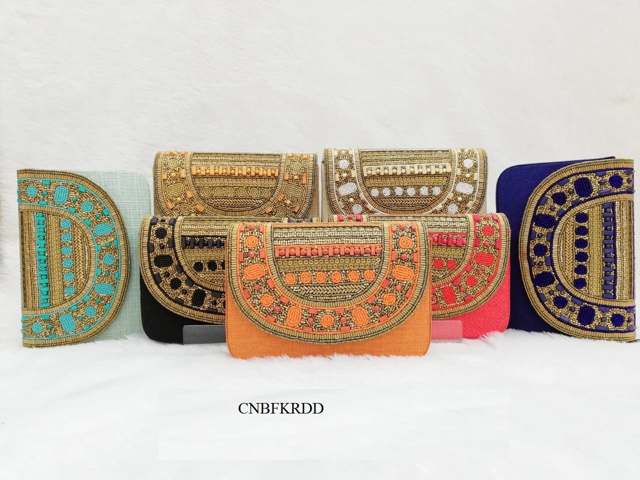 HANDMADE BEADED CLUTCH