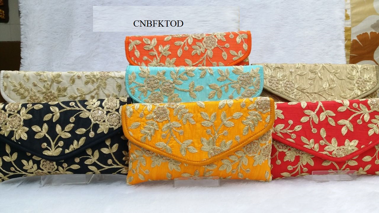 RAW SILK PURSE