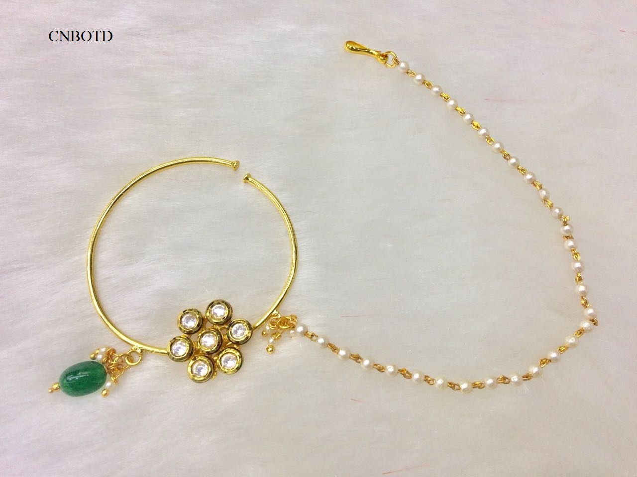 VILANDI KUNDAN NOSE RING